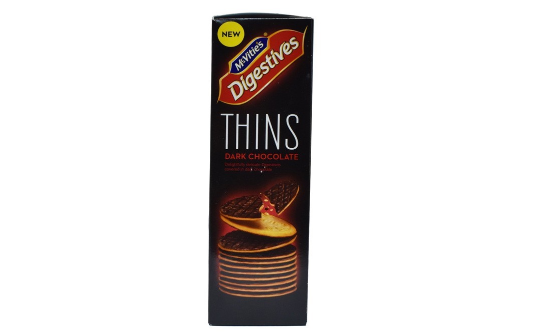 Mc-Vities Digestives Thins Dark Chocolate    Box  180 grams